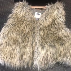 Faux fur vest
